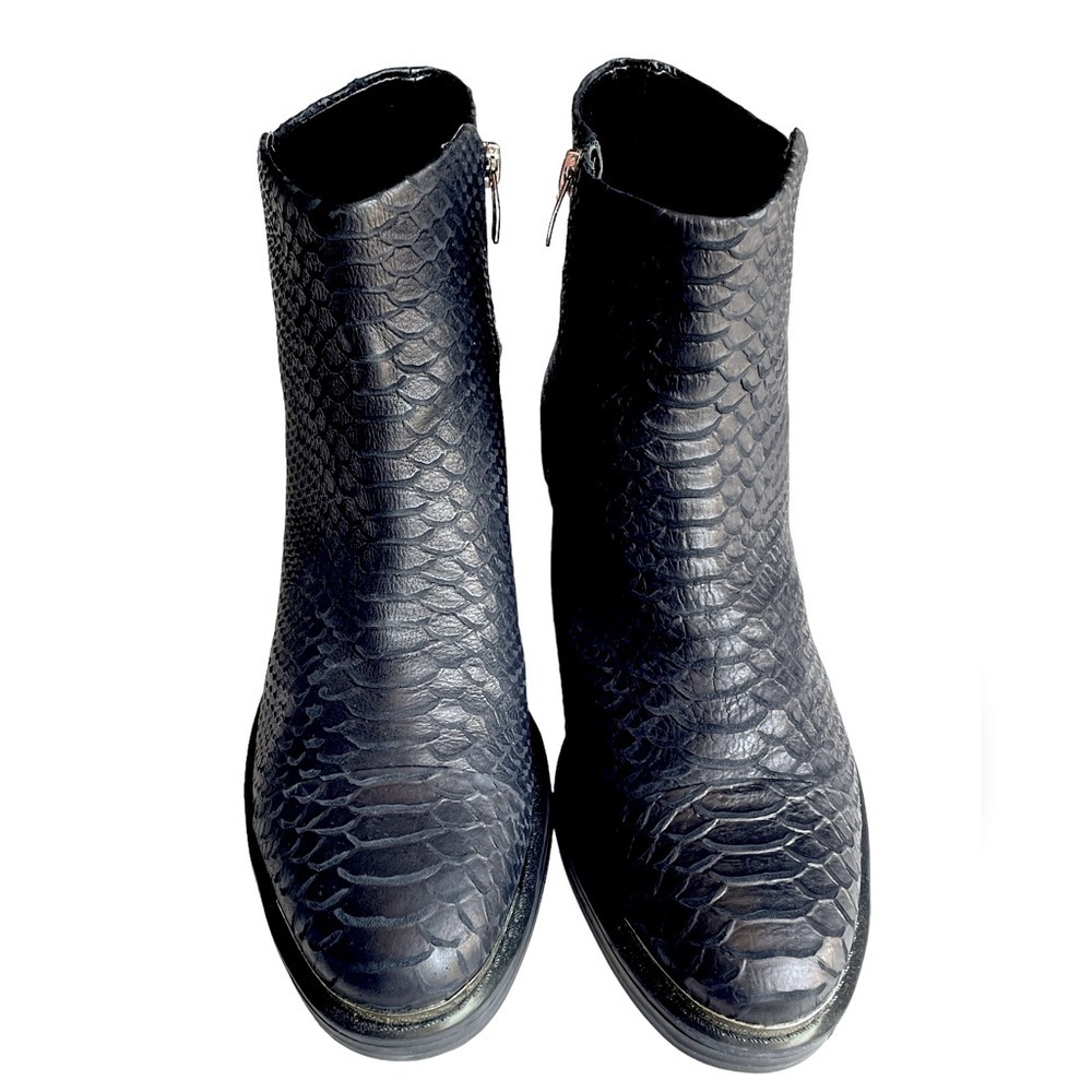Enzo Angiolini Leather Ankle Boots